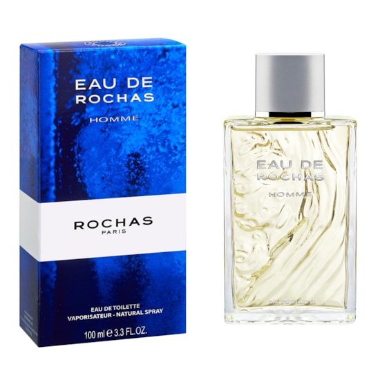 Perfume Eau de Rochas Homme - Rochas - Masculino - Eau de Toilette - 100ml Perfume Eau de Rochas Homme - Rochas - Masculino - Eau de Toilette - 100ml