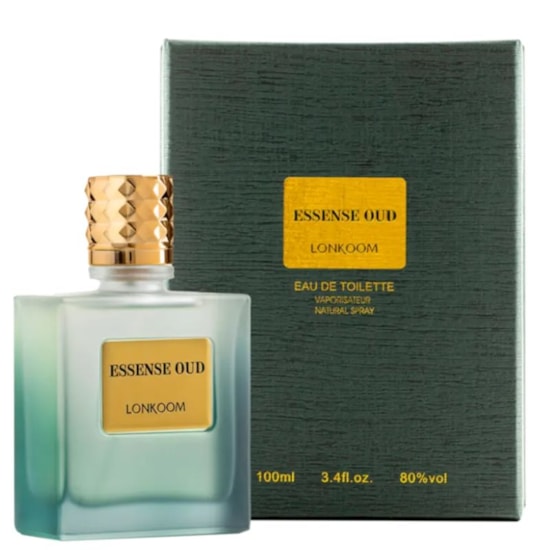 Perfume Essence Oud - Lonkoom - Unissex - Eau de Toilette - 100ml Perfume Essence Oud - Lonkoom - Unissex - Eau de Toilette - 100ml