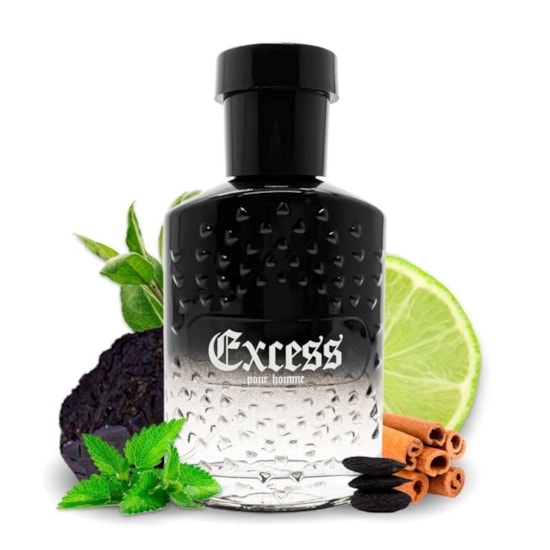 Perfume Excess Pour Homme - I-Scents - Masculino - Eau de Toilette - 100ml Perfume Excess Pour Homme - I-Scents - Masculino - Eau de Toilette - 100ml