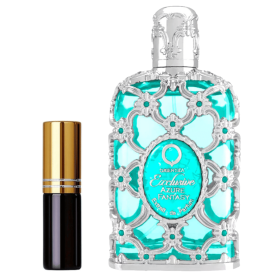 Perfume Exclusive Azure Fantasy Pocket - Orientica - Unissex - Extrait de Parfum - 5ml Perfume Exclusive Azure Fantasy Pocket - Orientica - Unissex - Extrait de Parfum - 5ml