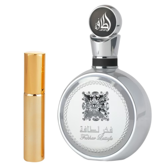 Perfume Fakhar Platin Pocket - Lattafa - Unissex - Eau de Parfum - 15ml