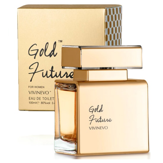 Perfume Gold Future - Vivinevo - Feminino - Eau de Toilette - 100ml Perfume Gold Future - Vivinevo - Feminino - Eau de Toilette - 100ml