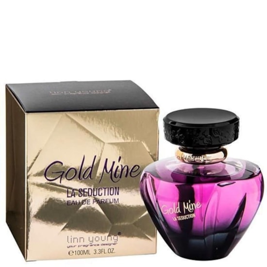 Perfume Gold Mine La Seduction - Linn Young - Feminino - Eau de Parfum - 100ml Perfume Gold Mine La Seduction - Linn Young - Feminino - Eau de Parfum - 100ml
