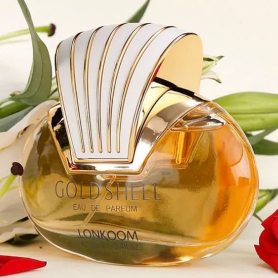 Perfume Gold Shell - Lonkoom - Feminino - Eau de Parfum - 100ml Perfume Gold Shell - Lonkoom - Feminino - Eau de Parfum - 100ml