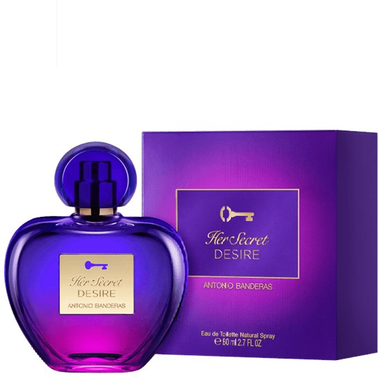 Perfume Her Secret Desire - Antonio Banderas - Feminino - Eau de Toilette - 80ml