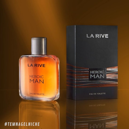 Perfume Heroic Man - La Rive - Masculino - Eau de Toilette - 100ml Perfume Heroic Man - La Rive - Masculino - Eau de Toilette - 100ml