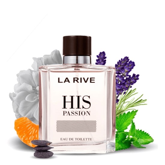 Perfume His Passion - La Rive - Masculino - Eau de Toilette - 100ml