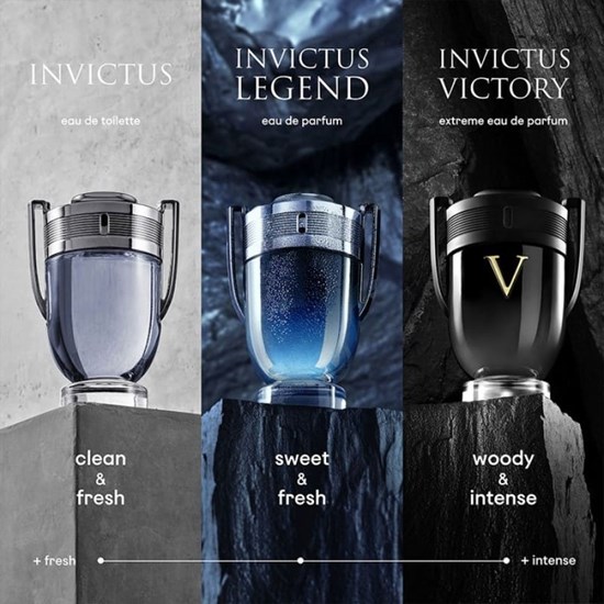 Perfume Invictus Legend - Paco Rabanne - Masculino - Eau de Parfum - 100ml