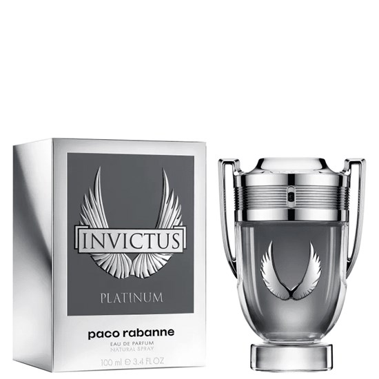 Perfume Invictus Platinum - Paco Rabanne - Masculino - Eau de Parfum - 100ml
