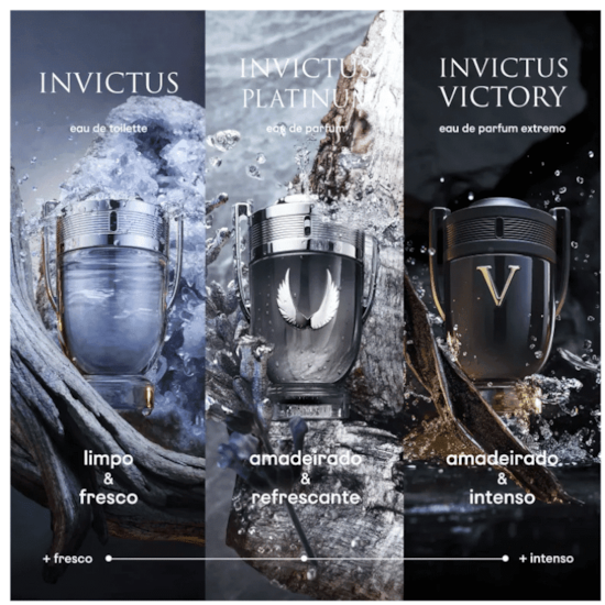 Perfume Invictus Platinum - Paco Rabanne - Masculino - Eau de Parfum - 100ml Perfume Invictus Platinum - Paco Rabanne - Masculino - Eau de Parfum - 100ml