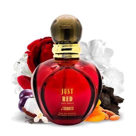 Perfume Just Red - I-Scents - Feminino - Eau de Parfum - 100ml Perfume Just Red - I-Scents - Feminino - Eau de Parfum - 100ml