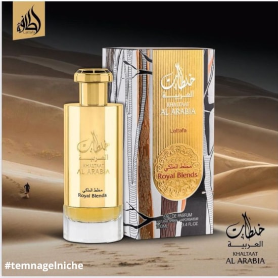Perfume Khaltaat Al Arabia Royal Blends - Lattafa - Unissex - Eau de Parfum - 100ml Perfume Khaltaat Al Arabia Royal Blends - Lattafa - Unissex - Eau de Parfum - 100ml