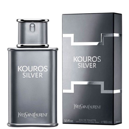 Perfume Kouros Silver - Yves Saint Laurent - Masculino - Eau de Toilette - 100ml