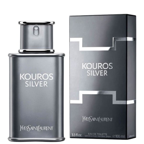 Perfume Kouros Silver - Yves Saint Laurent - Masculino - Eau de Toilette - 100ml Perfume Kouros Silver - Yves Saint Laurent - Masculino - Eau de Toilette - 100ml