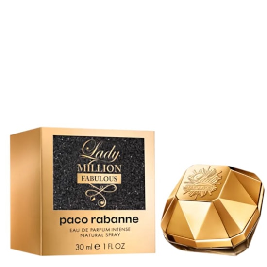 Perfume Lady Million Fabulous - Paco Rabanne - Feminino - Eau de Parfum - 30ml Perfume Lady Million Fabulous - Paco Rabanne - Feminino - Eau de Parfum - 30ml