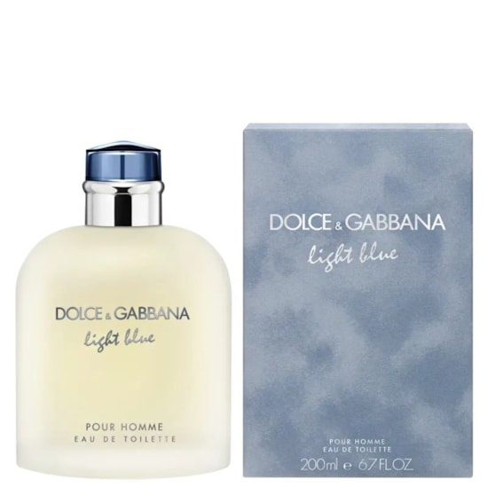 Perfume Light Blue Pour Homme - Dolce & Gabbana - Masculino - Eau de Toilette - 200ml Perfume Light Blue Pour Homme - Dolce & Gabbana - Masculino - Eau de Toilette - 200ml