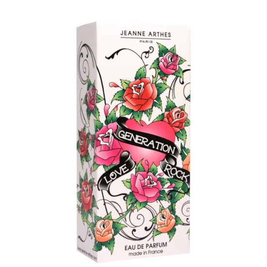 Perfume Love Generation Rock - Jeanne Arthes - Feminino - Eau de Parfum - 60ml Perfume Love Generation Rock - Jeanne Arthes - Feminino - Eau de Parfum - 60ml