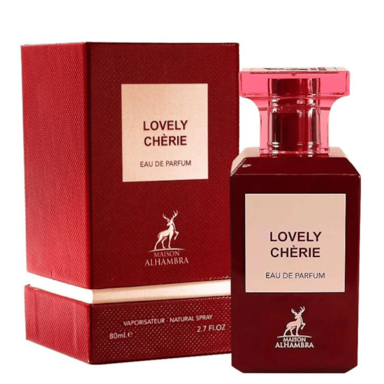 Perfume Lovely Chèrie - Alhambra - Unissex - Eau de Parfum - 80ml Perfume Lovely Chèrie - Alhambra - Unissex - Eau de Parfum - 80ml