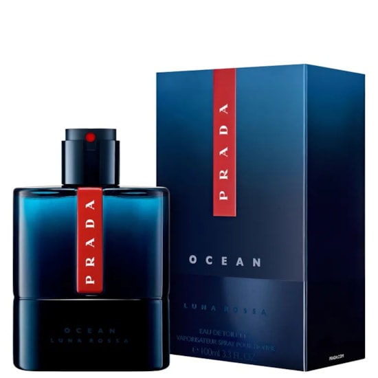 Perfume Luna Rossa Ocean - Prada - Masculino - Eau de Toilette - 100ml Perfume Luna Rossa Ocean - Prada - Masculino - Eau de Toilette - 100ml