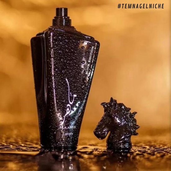 Perfume Maahir Black Edition - Lattafa - Unissex - Eau de Parfum - 100ml