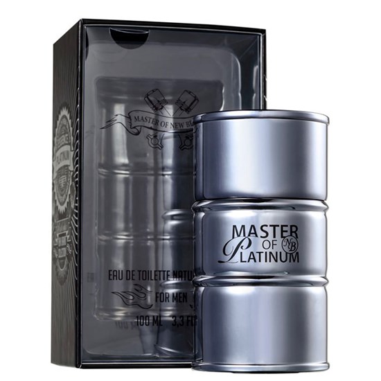 Perfume Master of Platinum - New Brand - Masculino - Eau de Toilette - 100ml