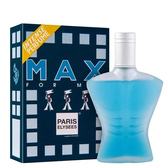 Perfume Max for Men - Paris Elysees - Masculino - Eau de Toilette - 100ml