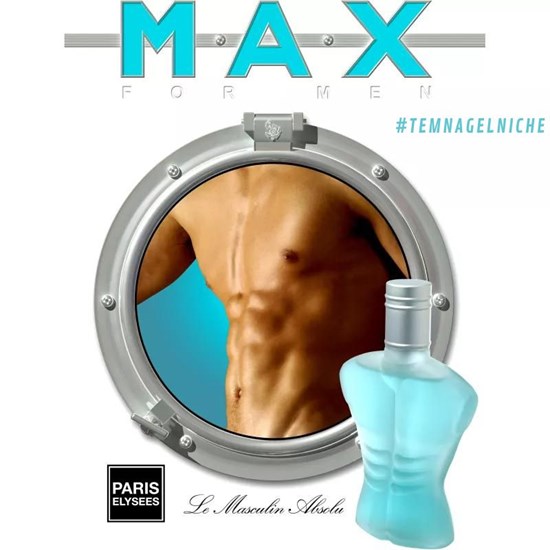 Perfume Max for Men - Paris Elysees - Masculino - Eau de Toilette - 100ml