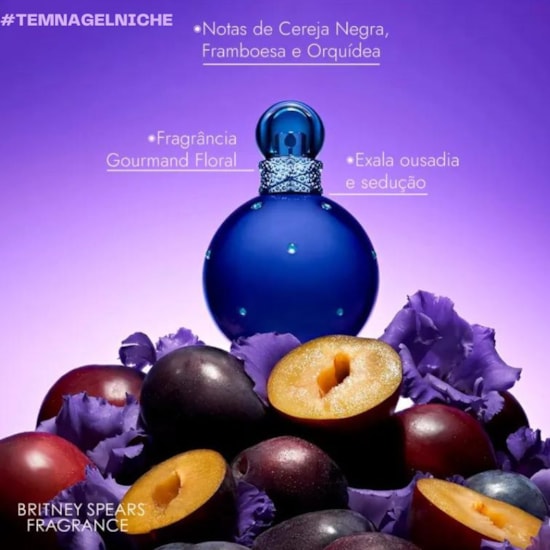 Perfume Midnight Fantasy - Britney Spears - Feminino - Eau de Parfum - 100ml Perfume Midnight Fantasy - Britney Spears - Feminino - Eau de Parfum - 100ml
