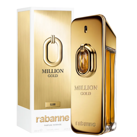 Perfume Million Gold Elixir - Rabanne - Masculino - Eau de Parfum Intense - 200ml