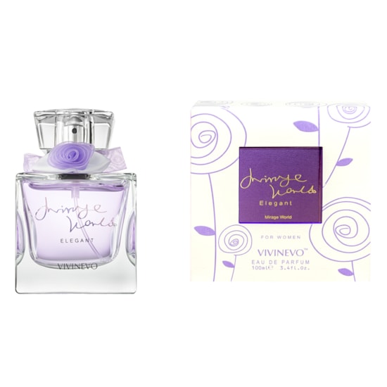 Perfume Mirage World Elegant - Vivinevo - Feminino - Eau de Parfum - 100ml Perfume Mirage World Elegant - Vivinevo - Feminino - Eau de Parfum - 100ml