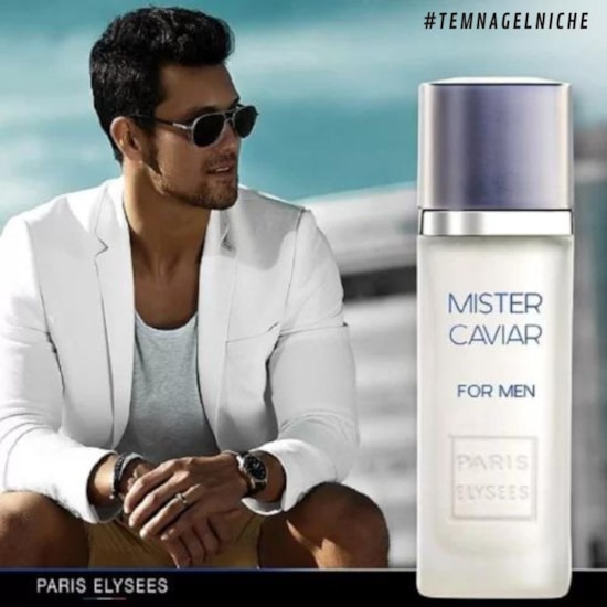 Perfume Mister Caviar - Paris Elysees - Masculino - Eau de Toilette - 100ml Perfume Mister Caviar - Paris Elysees - Masculino - Eau de Toilette - 100ml