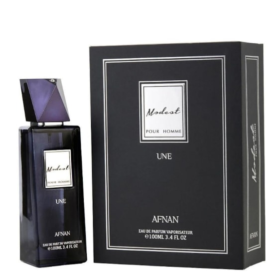 Perfume Modest Pour Homme Une - Afnan - Masculino - Eau de Parfum - 100ml Perfume Modest Pour Homme Une - Afnan - Masculino - Eau de Parfum - 100ml