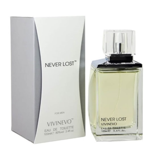 Perfume Never Lost - Vivinevo - Masculino - Eau de Toilette - 100ml Perfume Never Lost - Vivinevo - Masculino - Eau de Toilette - 100ml