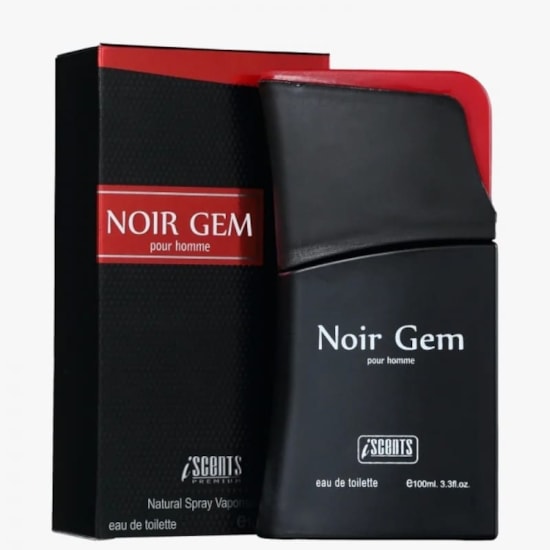 Perfume Noir Gem - I-Scents - Masculino - Eau de Toilette - 100ml Perfume Noir Gem - I-Scents - Masculino - Eau de Toilette - 100ml