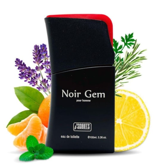 Perfume Noir Gem - I-Scents - Masculino - Eau de Toilette - 100ml Perfume Noir Gem - I-Scents - Masculino - Eau de Toilette - 100ml