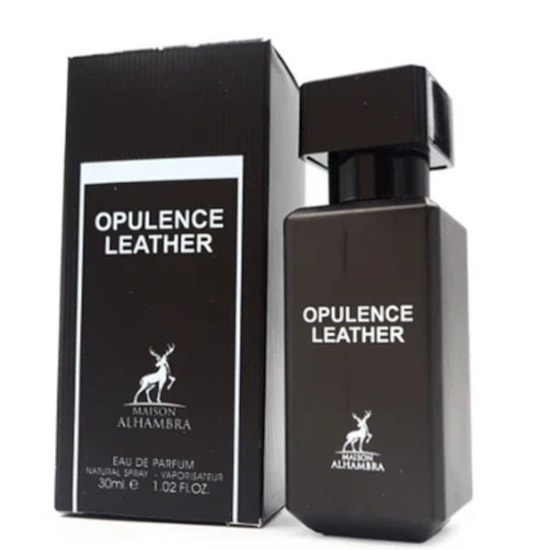 Perfume Opulence Leather - Alhambra - Masculino - Eau de Parfum - 30ml