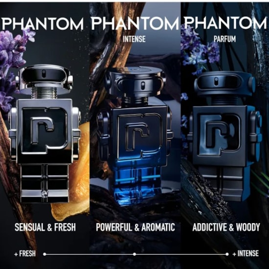 Perfume Phantom Intense - Rabanne - Masculino - Eau de Parfum - 100ml