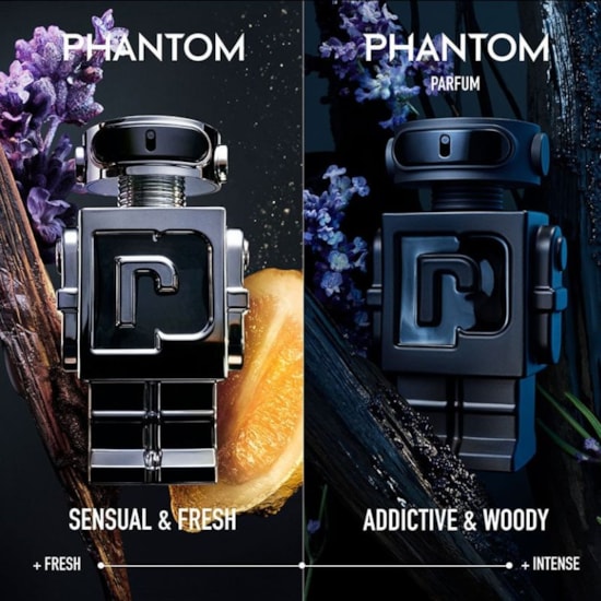 Perfume Phantom - Paco Rabanne - Masculino - Parfum - 100ml Perfume Phantom - Paco Rabanne - Masculino - Parfum - 100ml