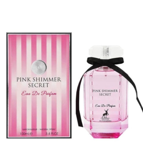 Perfume Pink Shimmer Secret - Alhambra - Feminino - Eau de Parfum - 100ml Perfume Pink Shimmer Secret - Alhambra - Feminino - Eau de Parfum - 100ml