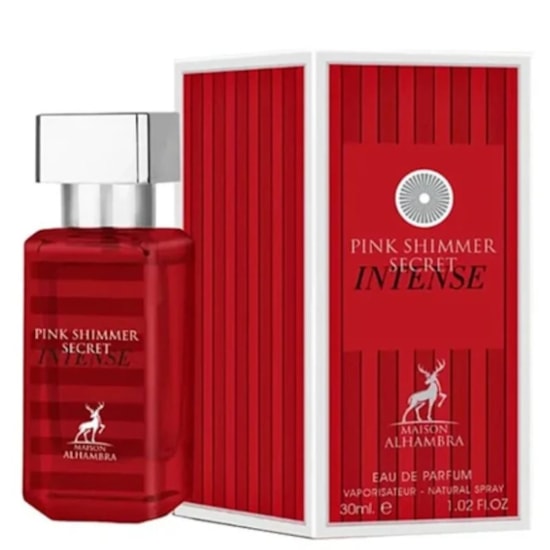 Perfume Pink Shimmer Secret Intense - Alhambra - Feminino - Eau de Parfum - 30ml Perfume Pink Shimmer Secret Intense - Alhambra - Feminino - Eau de Parfum - 30ml