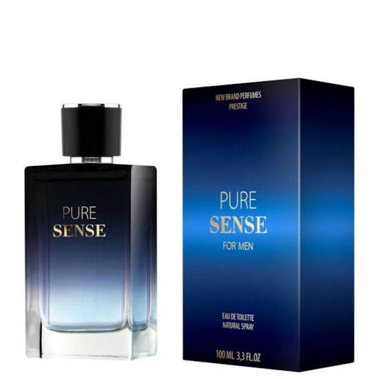 Perfume Pure Sense for Men - New Brand - Masculino - Eau de Toilette - 100ml Perfume Pure Sense for Men - New Brand - Masculino - Eau de Toilette - 100ml