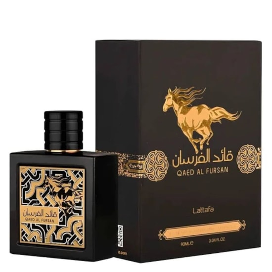 Perfume Qaed Al Fursan - Lattafa - Unissex - Eau de Parfum - 90ml Perfume Qaed Al Fursan - Lattafa - Unissex - Eau de Parfum - 90ml