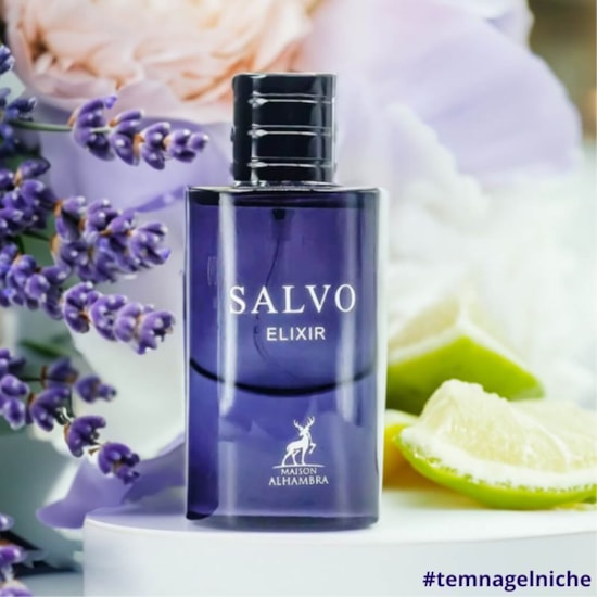 Perfume Salvo Elixir - Alhambra - Masculino - Eau de Parfum - 60ml