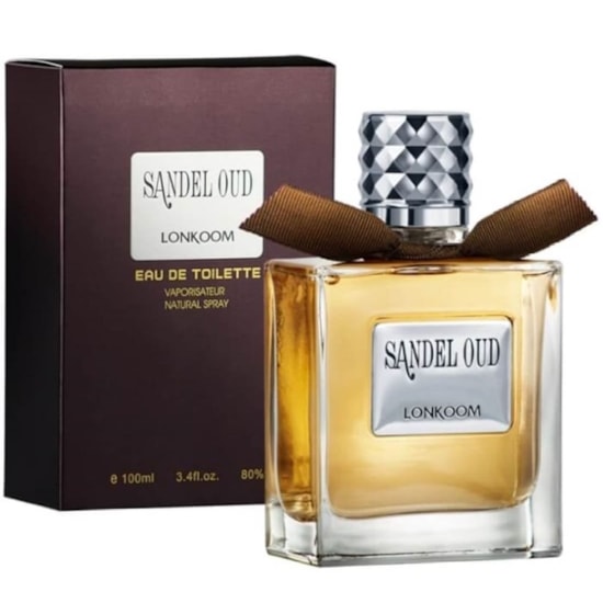 Perfume Sandel Oud - Lonkoom - Masculino - Eau de Toilette - 100ml Perfume Sandel Oud - Lonkoom - Masculino - Eau de Toilette - 100ml
