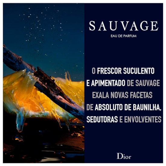 Perfume Sauvage - Dior - Masculino - Eau de Parfum - 60ml Perfume Sauvage - Dior - Masculino - Eau de Parfum - 60ml