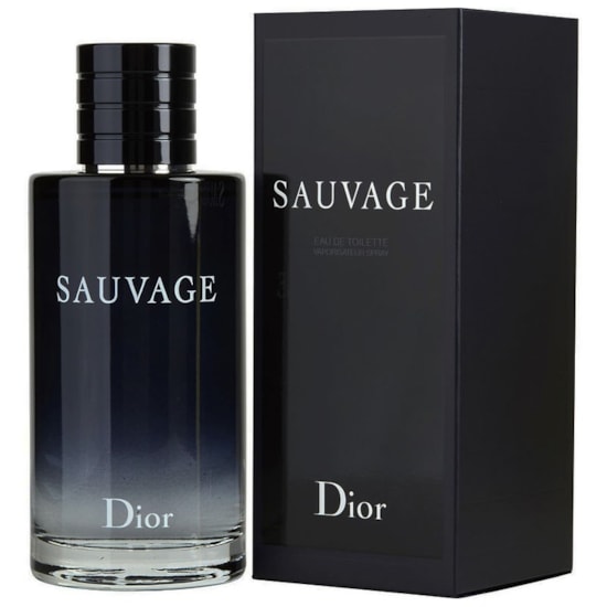 Perfume Sauvage - Dior - Masculino - Eau de Toilette - 200ml Perfume Sauvage - Dior - Masculino - Eau de Toilette - 200ml