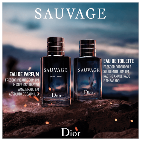 Perfume Sauvage - Dior - Masculino - Eau de Toilette - 200ml Perfume Sauvage - Dior - Masculino - Eau de Toilette - 200ml