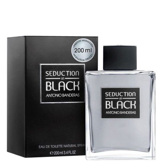 Perfume Seduction In Black Men - Antonio Banderas - Eau de Toilette - 200ml