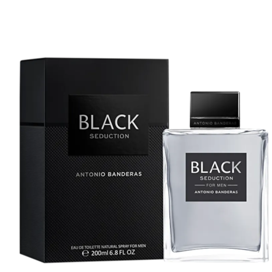Perfume Seduction In Black Men - Antonio Banderas - Eau de Toilette - 200ml