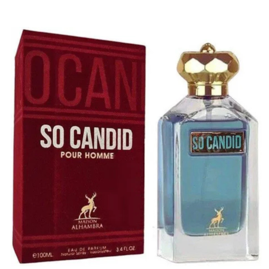 Perfume So Candid Pour Homme - Alhambra - Masculino - Eau de Parfum - 100ml Perfume So Candid Pour Homme - Alhambra - Masculino - Eau de Parfum - 100ml
